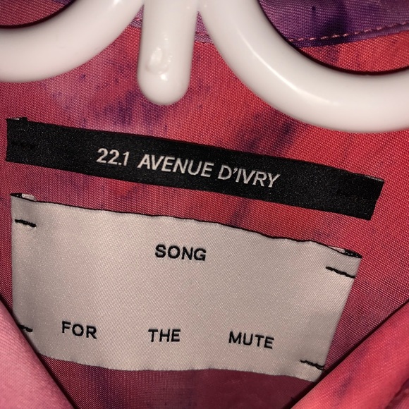 S/S OVERSIZED SHIRT RED SONG FOR THE MUTE - Picture 5 of 5